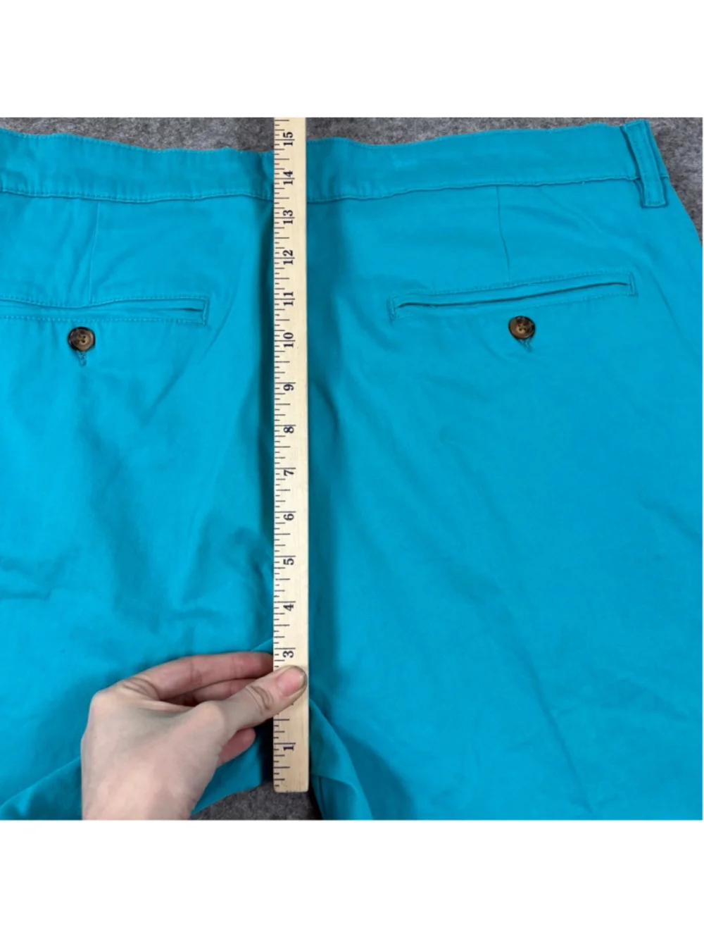 Mens 38 Berkley Jensen Blue Chino Shorts Stretch Casual Golf 10”